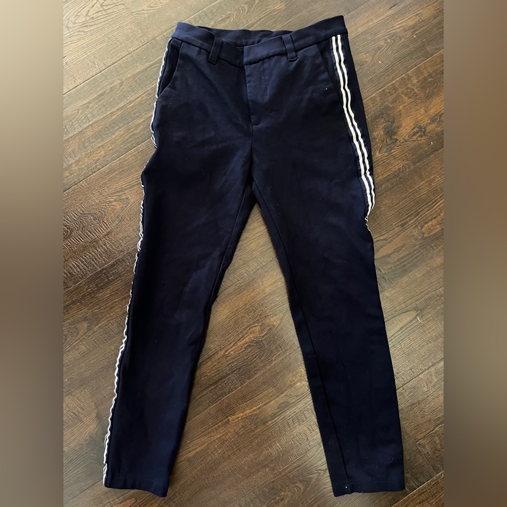 Kut from the Kloth Navy Joggers with White Stripes
